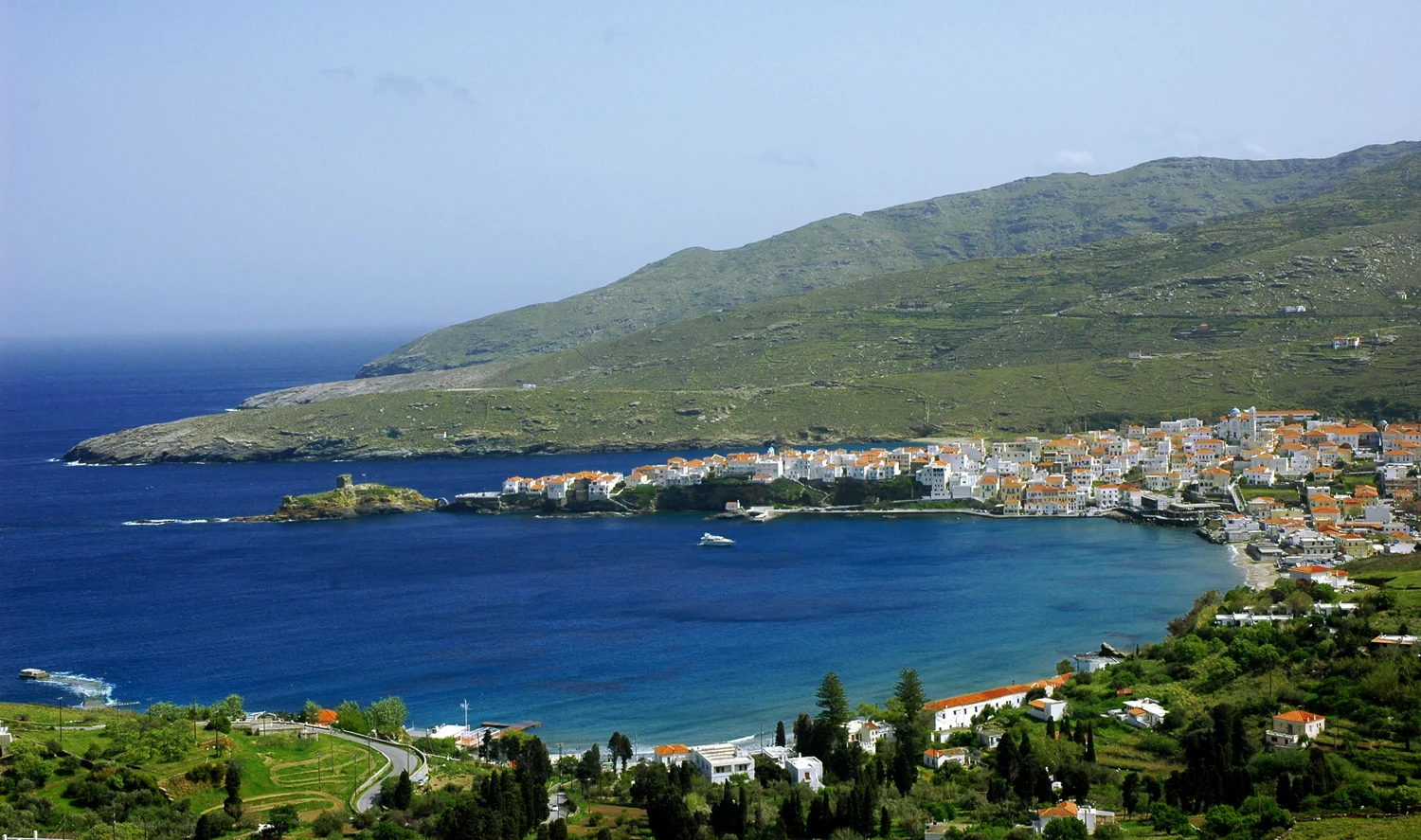 Chora, starting point for the Livadia walk